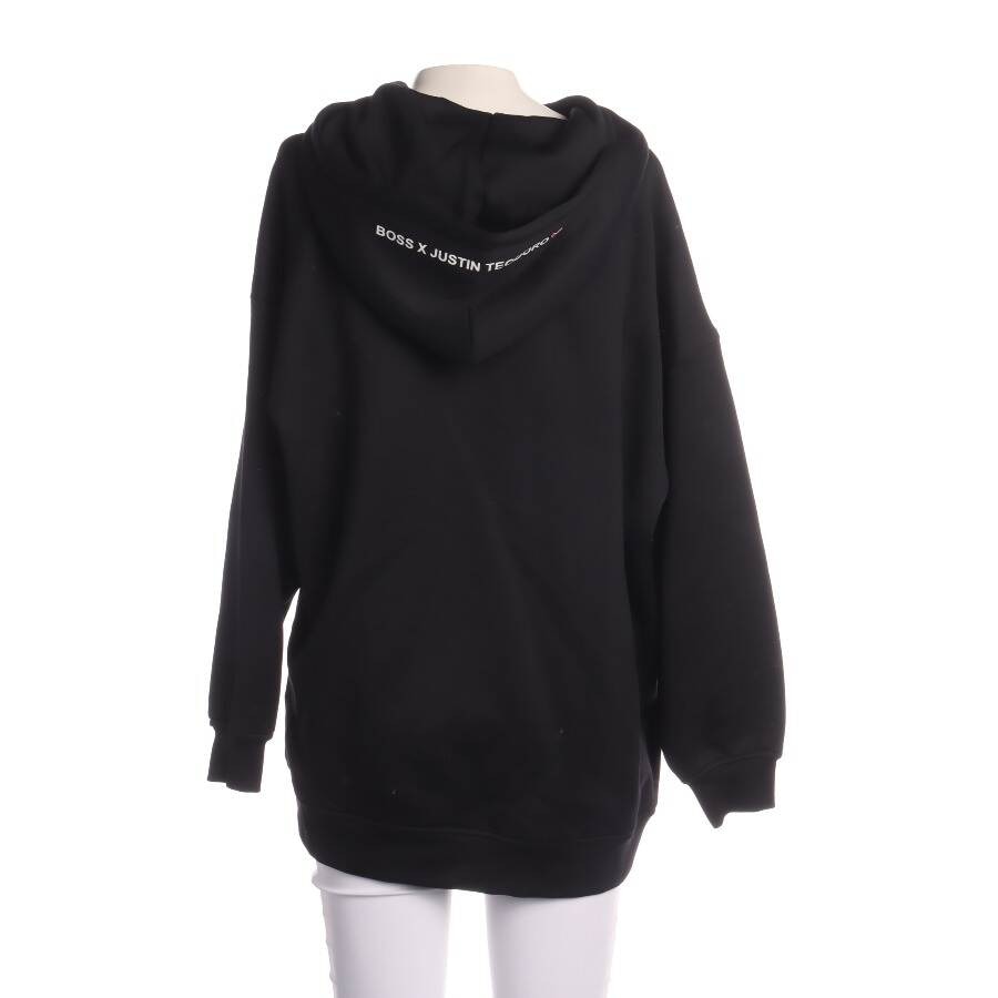 Image 2 of Hooded Sweatshirt S Black in color Black | Vite EnVogue