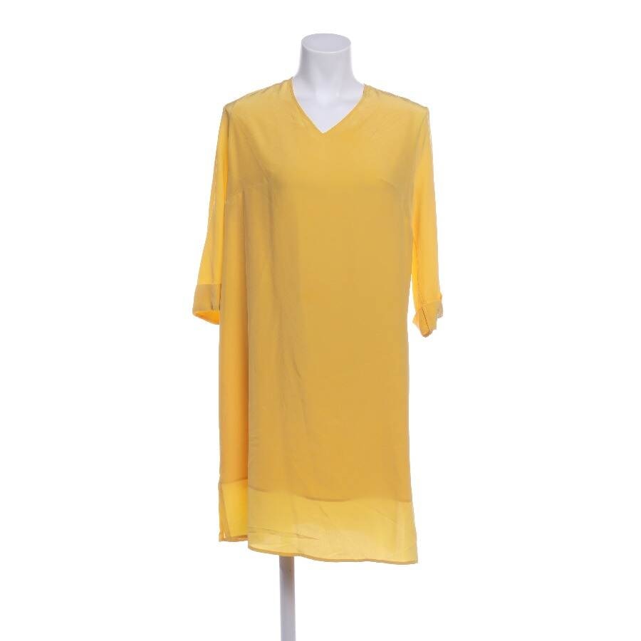 Image 1 of Silk Dress 44 Yellow in color Yellow | Vite EnVogue