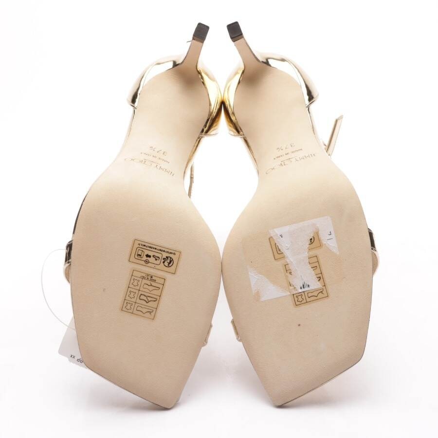 Image 4 of Heeled Sandals EUR 37.5 Gold in color Metallic | Vite EnVogue