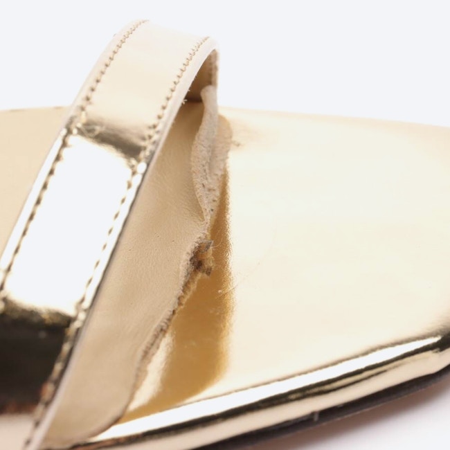 Image 5 of Heeled Sandals EUR 37.5 Gold in color Metallic | Vite EnVogue