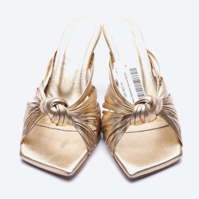 Image 2 of Heeled Mules EUR 40 Gold in color Metallic | Vite EnVogue