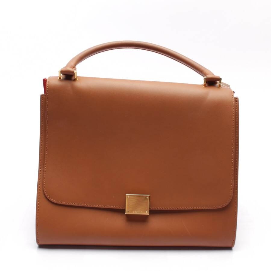 Image 1 of Trapeze Large Handbag Light Brown in color Brown | Vite EnVogue