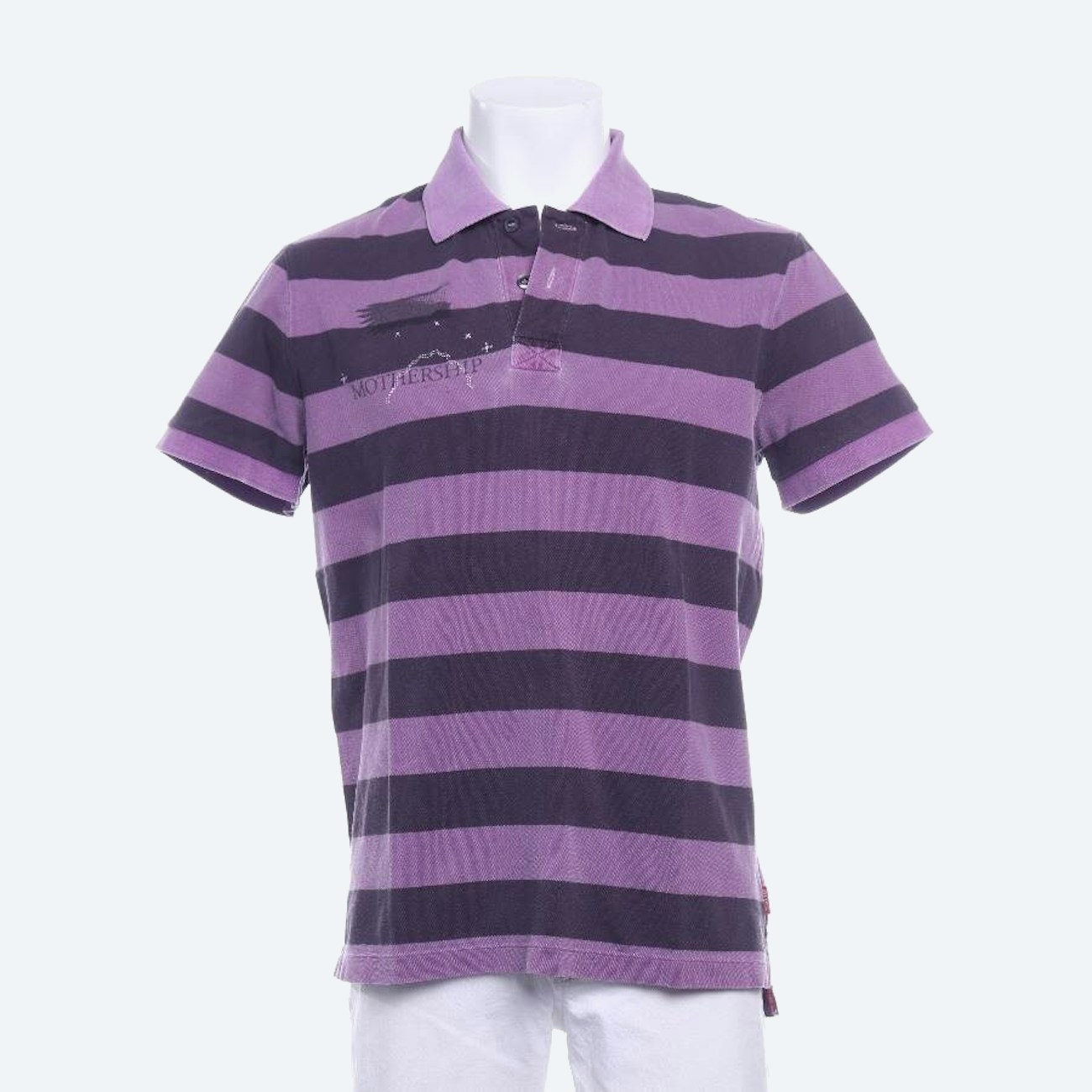 Image 1 of Polo Shirt M Purple in color Purple | Vite EnVogue