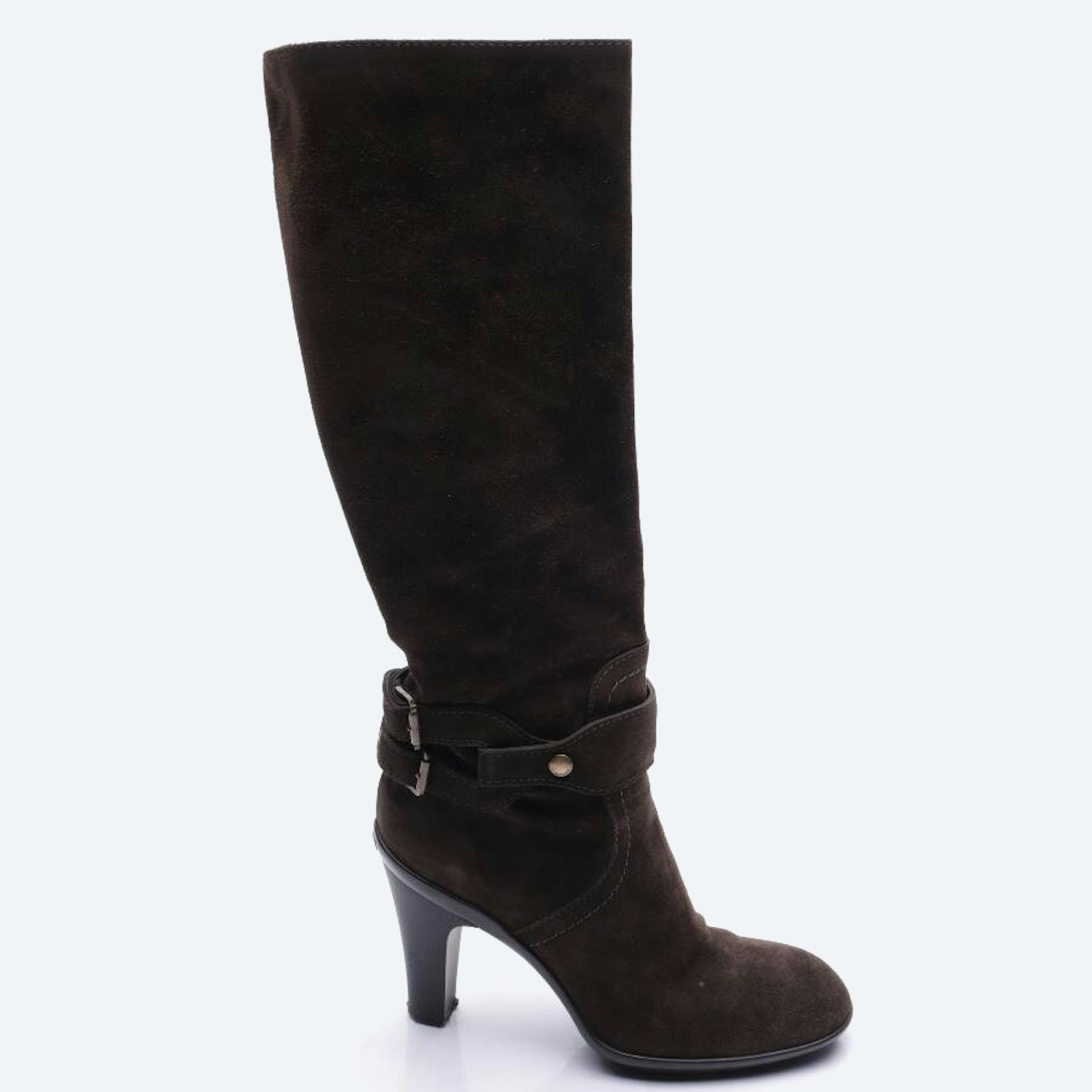 Image 1 of Boots EUR 40 Dark Brown in color Brown | Vite EnVogue