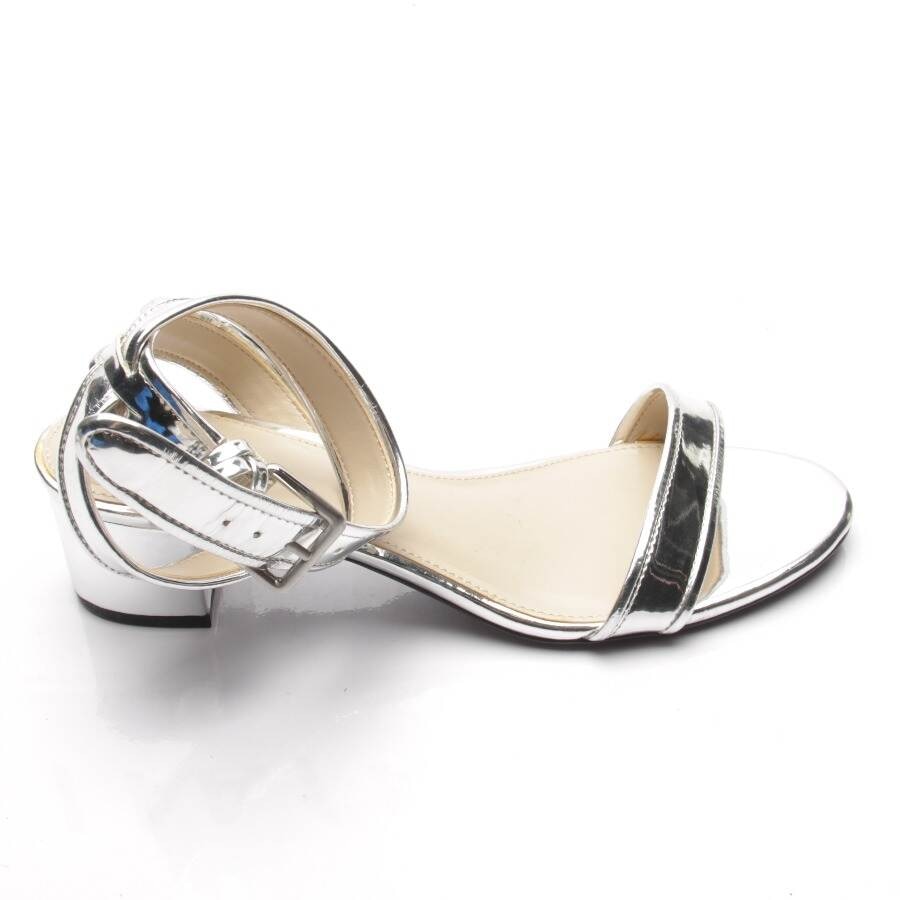 Image 1 of Heeled Sandals EUR 39 Silver in color Metallic | Vite EnVogue