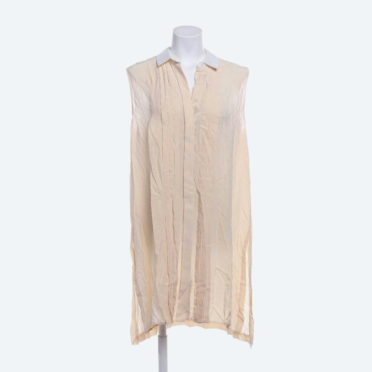 Image 1 of Shirt Dress M Cream in color White | Vite EnVogue