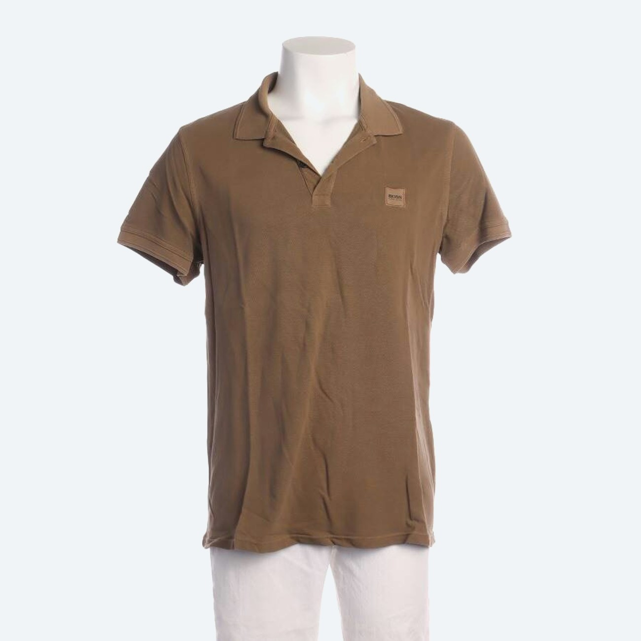 Image 1 of Polo Shirt L Dark Brown in color Brown | Vite EnVogue