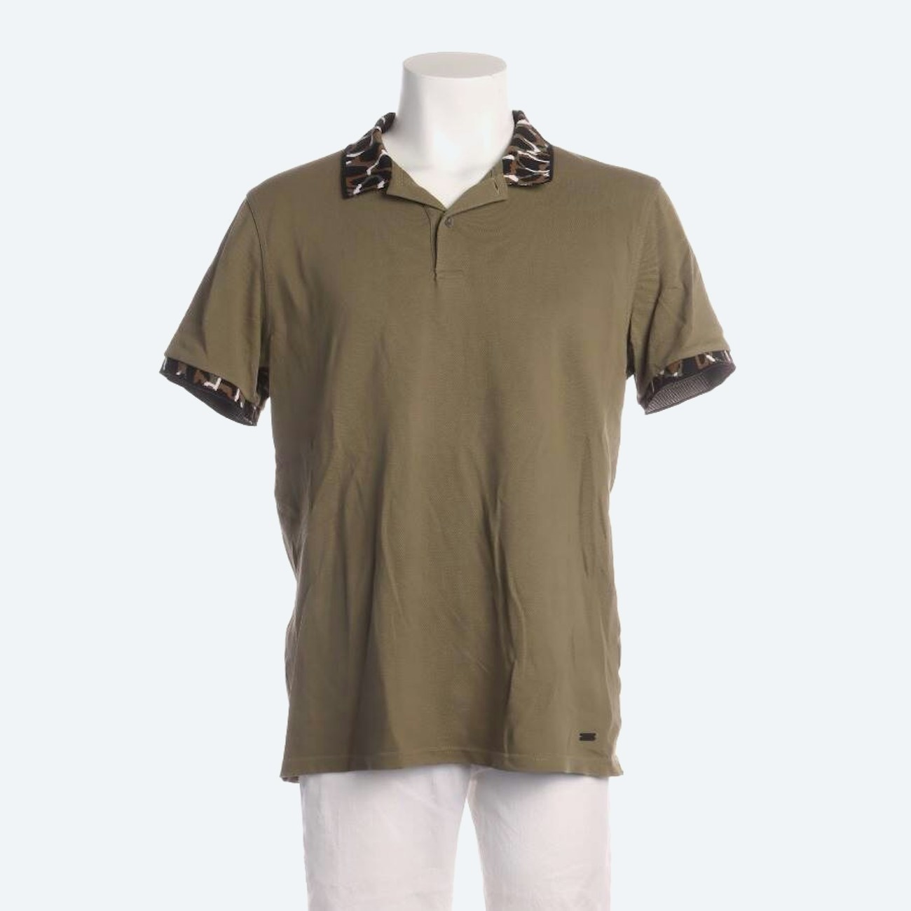 Image 1 of Polo Shirt L Dark Green in color Green | Vite EnVogue
