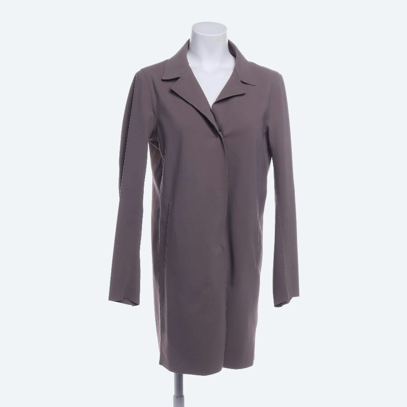 Image 1 of Summer Coat 42 Light Gray in color Gray | Vite EnVogue