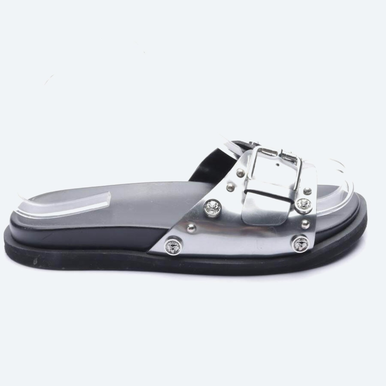 Image 1 of Sandals EUR 37 Silver in color Metallic | Vite EnVogue