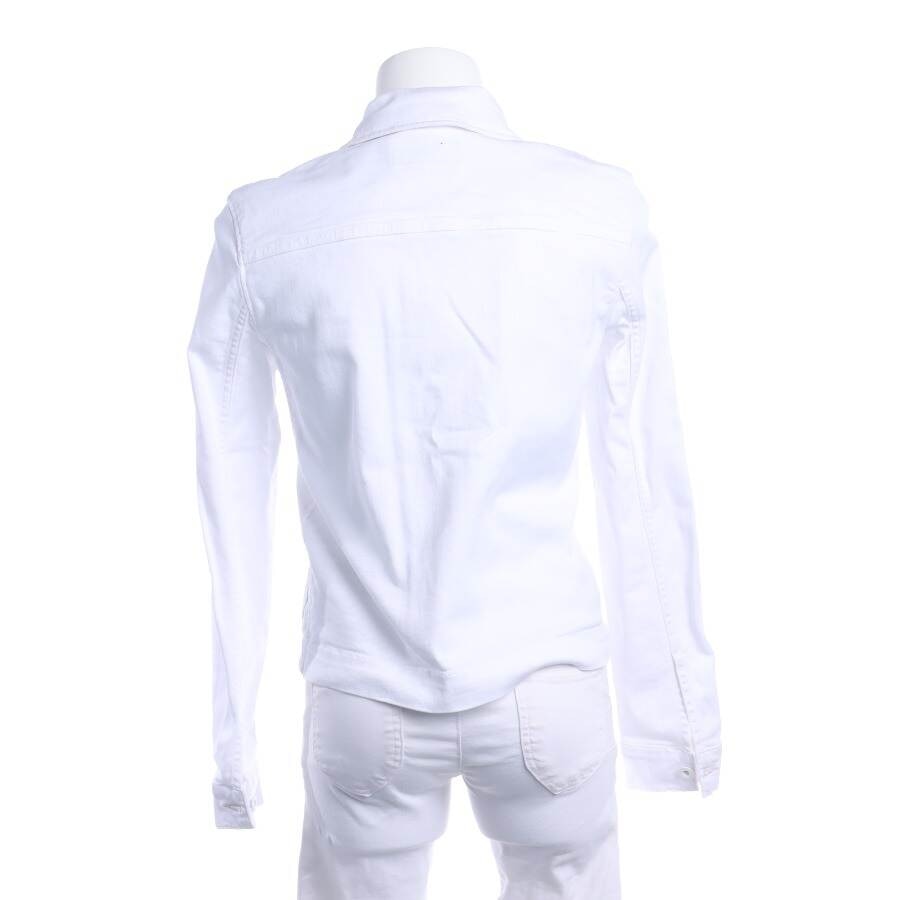 Image 2 of Jeans Jacket XS White in color White | Vite EnVogue