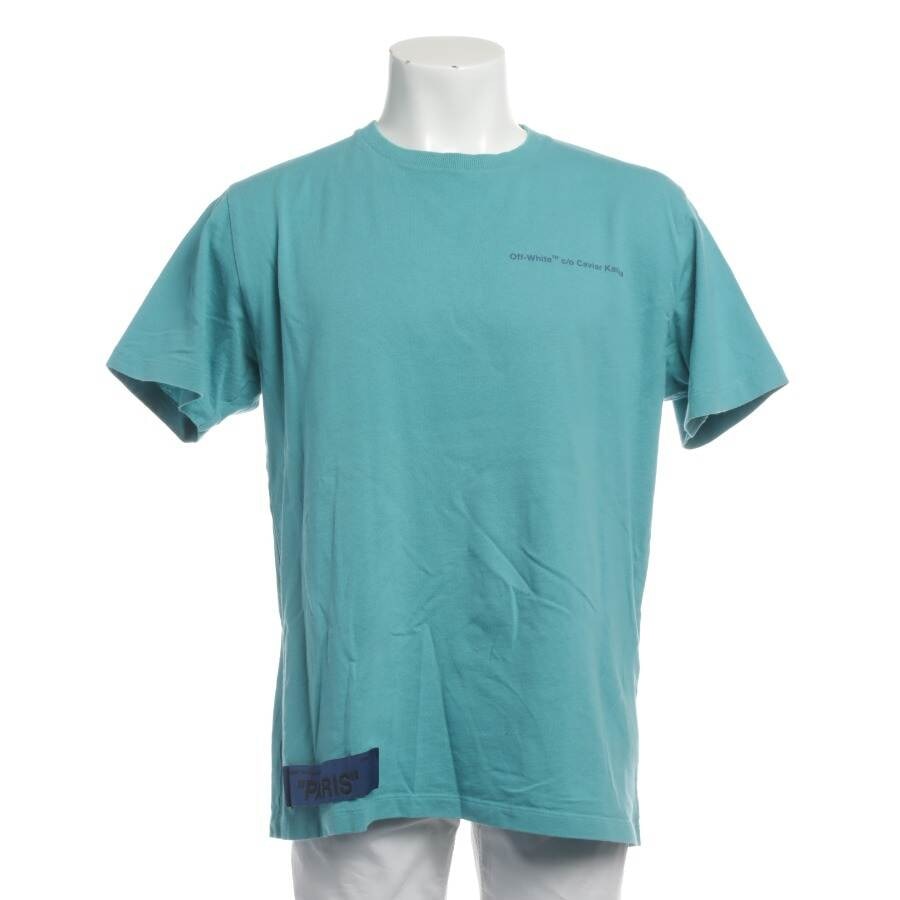 Image 1 of T-Shirt L Turquoise in color Blue | Vite EnVogue