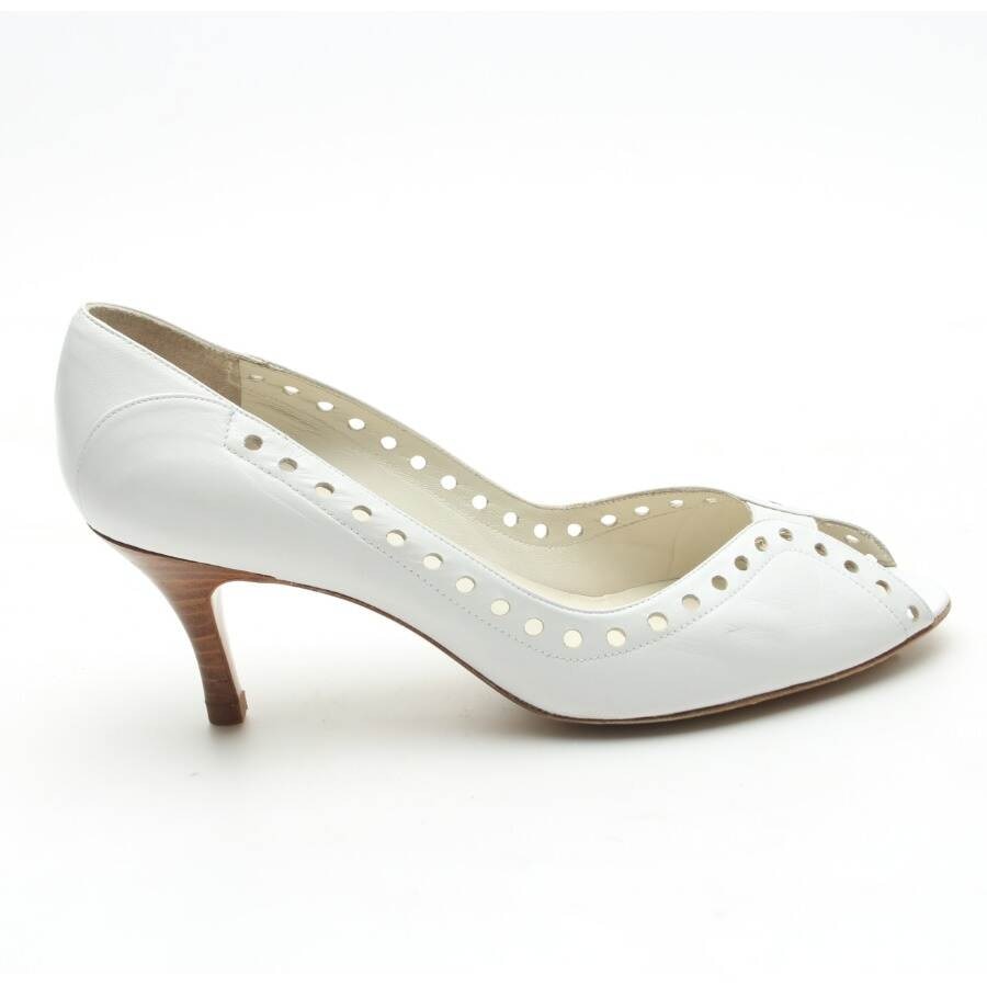 Image 1 of Peep Toes EUR 39 White in color White | Vite EnVogue
