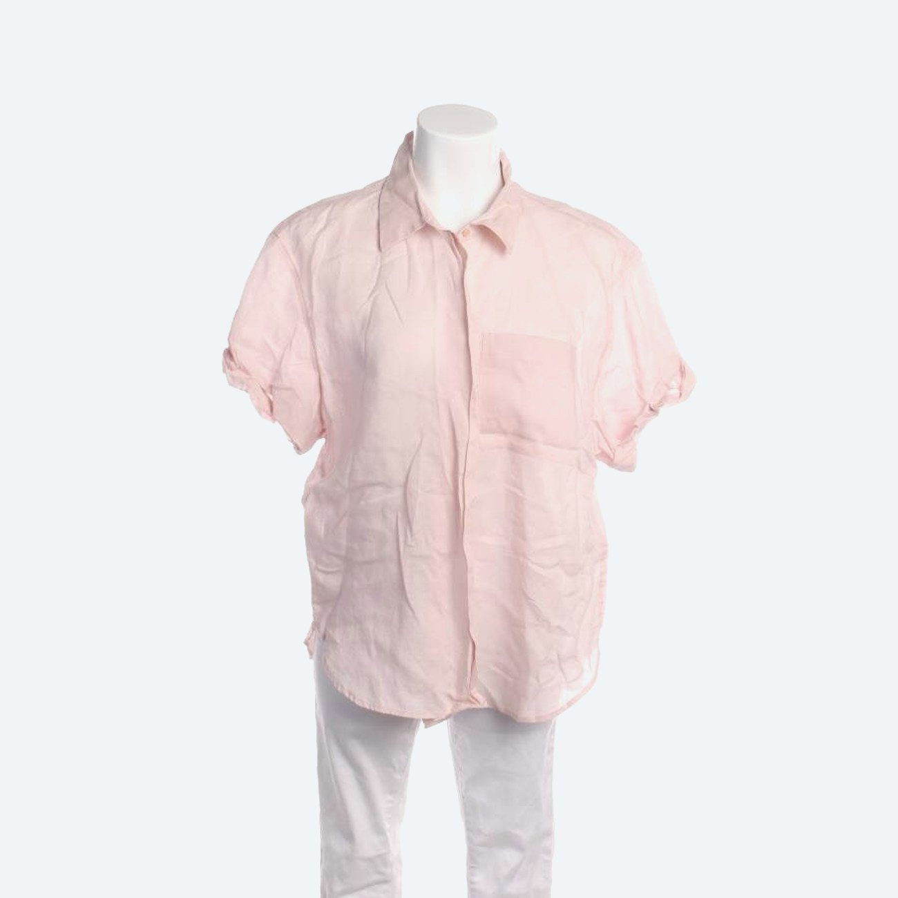 Image 1 of Linen Shirt 40 Light Pink in color Pink | Vite EnVogue