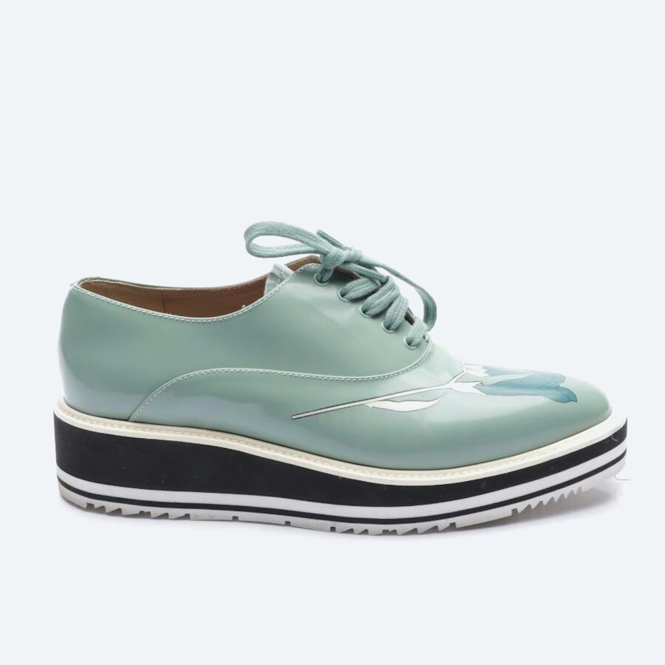 Image 1 of Lace-Up Shoes EUR 39 Light Green in color Green | Vite EnVogue