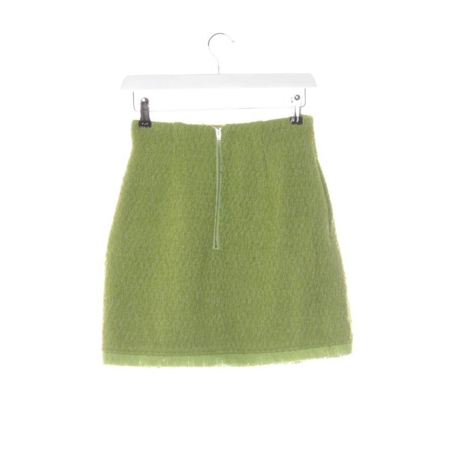 Image 2 of Mini Skirt 34 Green in color Green | Vite EnVogue