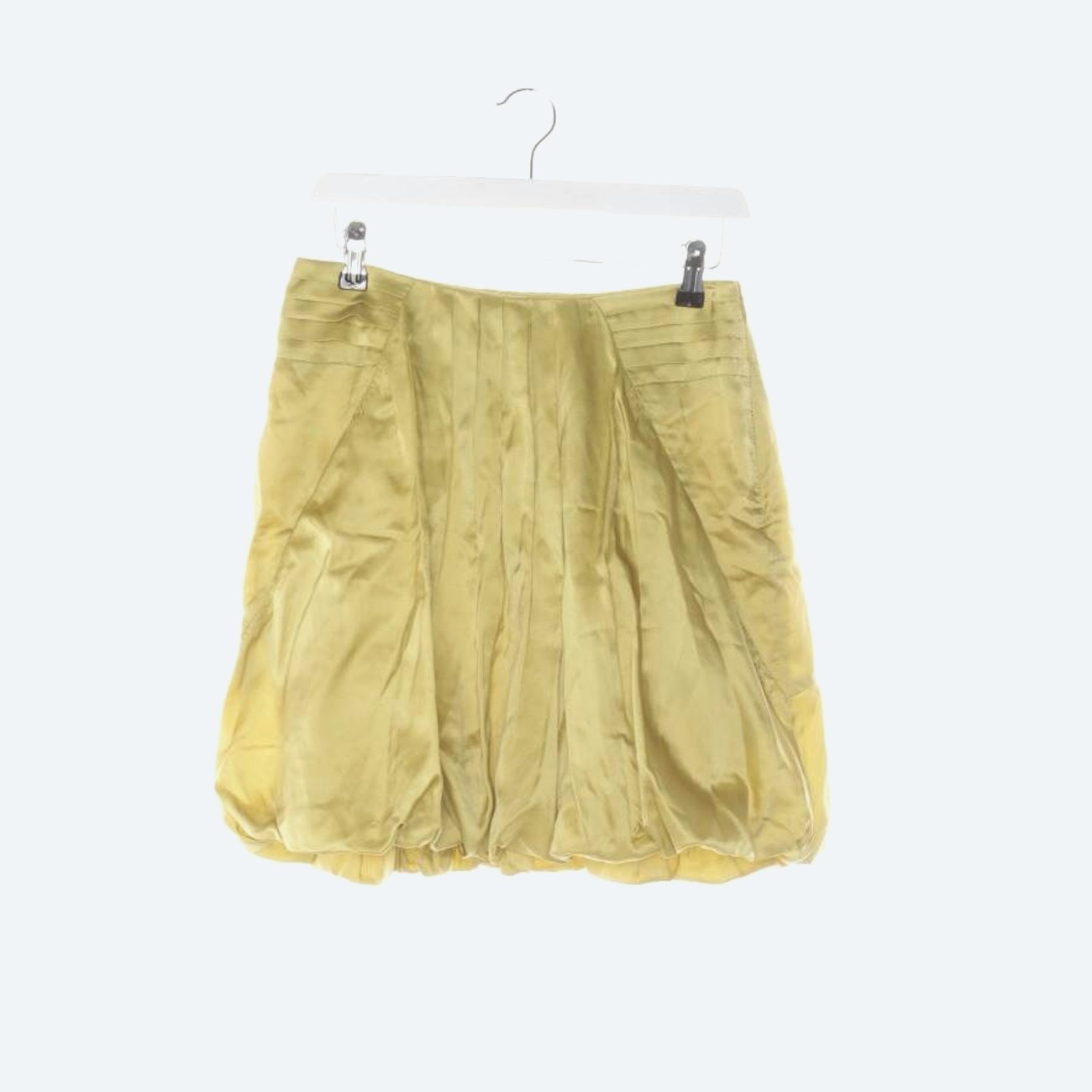 Image 1 of Mini Skirt 34 Yellow in color Yellow | Vite EnVogue