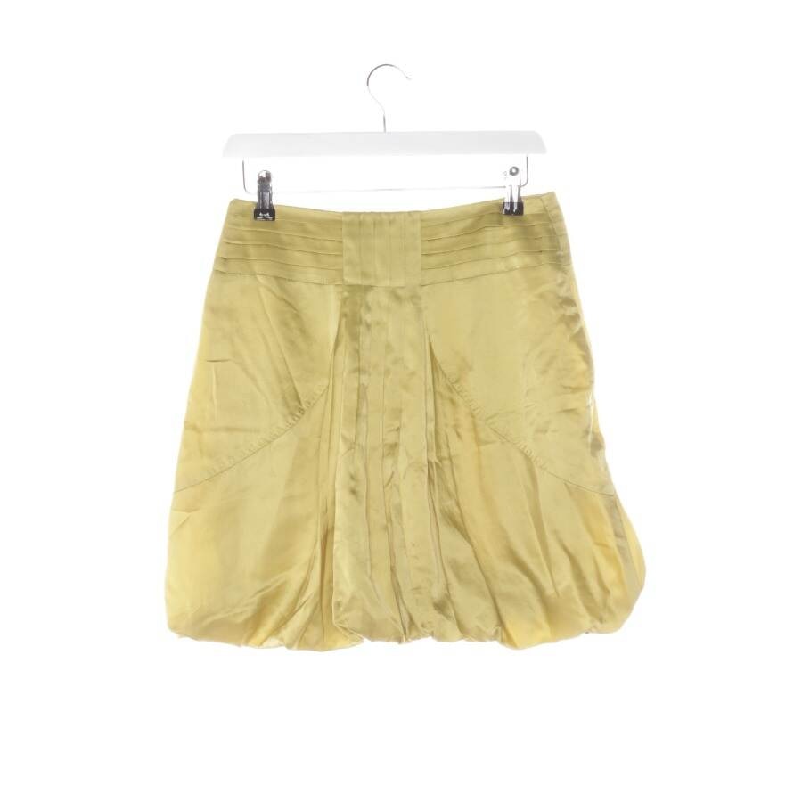 Image 2 of Mini Skirt 34 Yellow in color Yellow | Vite EnVogue