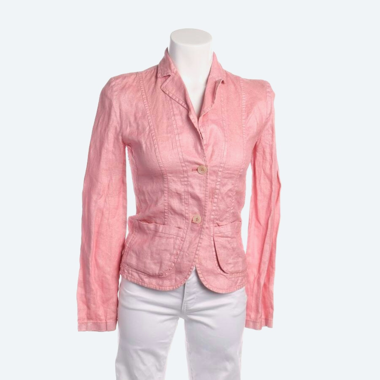 Image 1 of Linen Blazer 34 Light Pink in color Pink | Vite EnVogue