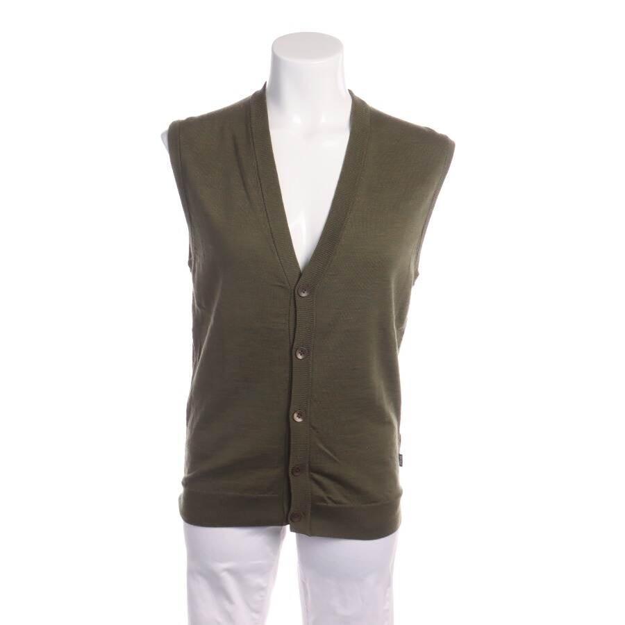 Image 1 of Wool Vest L Dark Green in color Green | Vite EnVogue