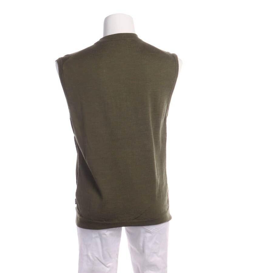 Image 2 of Wool Vest L Dark Green in color Green | Vite EnVogue