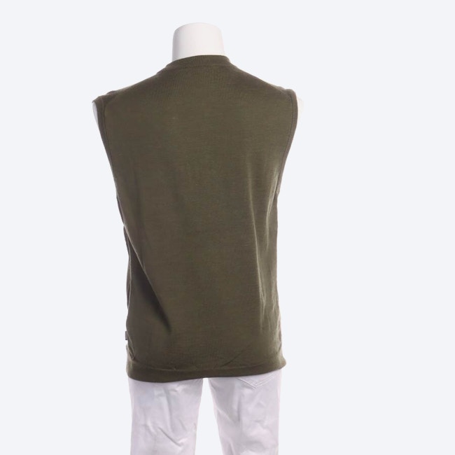Image 2 of Wool Vest L Dark Green in color Green | Vite EnVogue