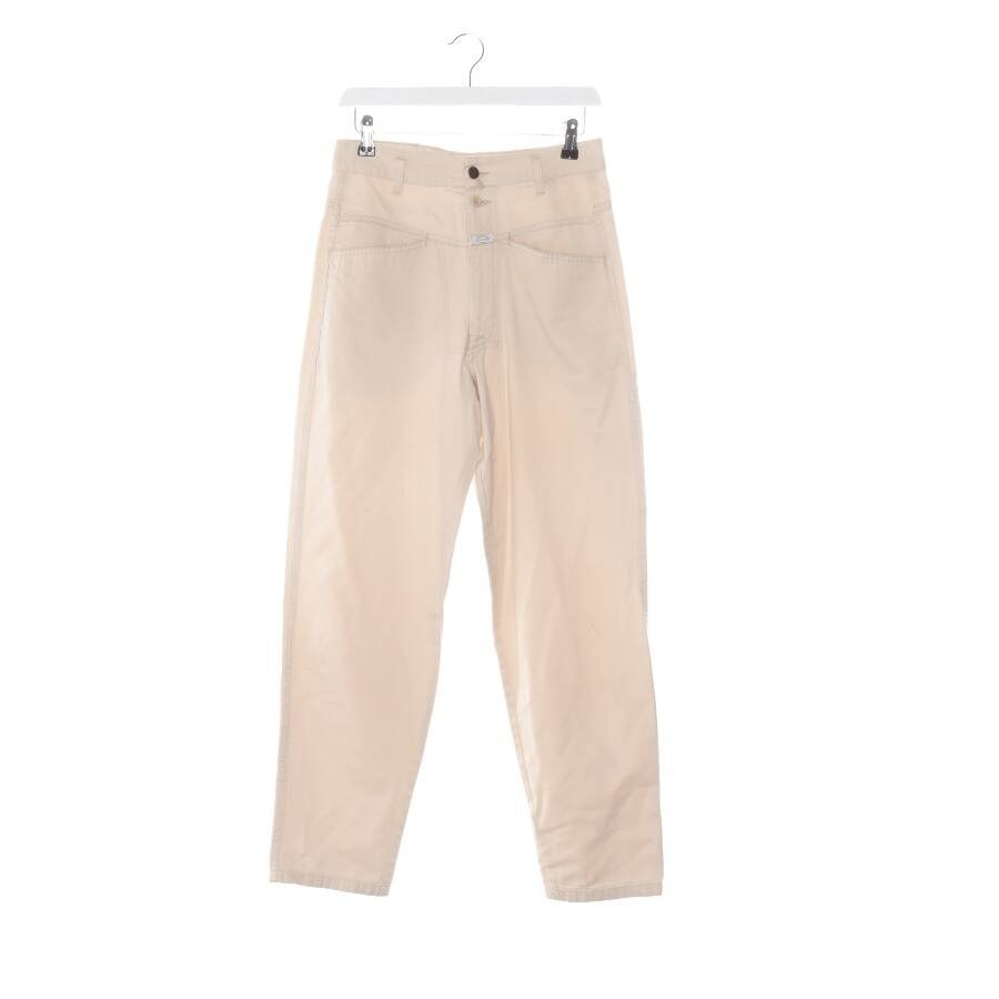 Image 1 of Jeans Straight Fit 38 Beige in color White | Vite EnVogue
