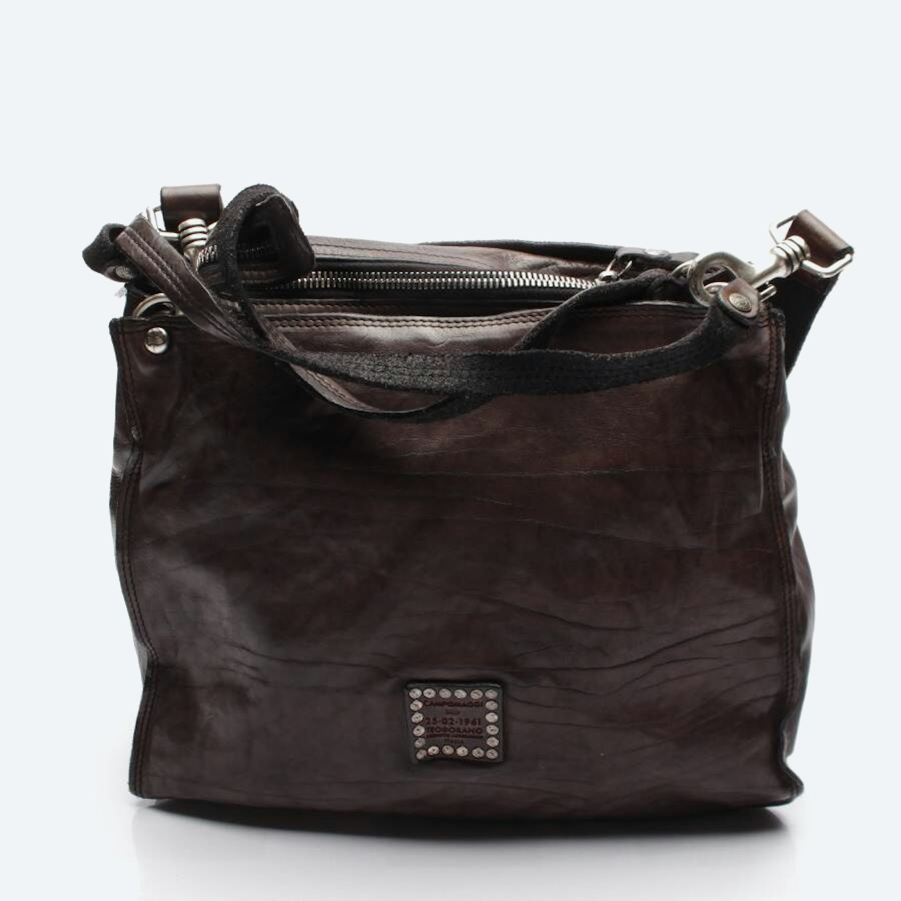 Image 1 of Shoulder Bag Dark Brown in color Brown | Vite EnVogue