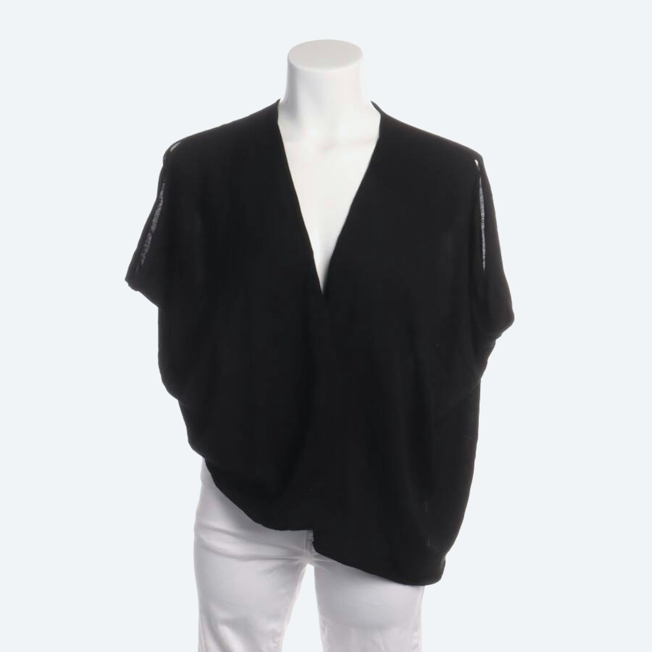 Image 1 of Wool Vest S Black in color Black | Vite EnVogue