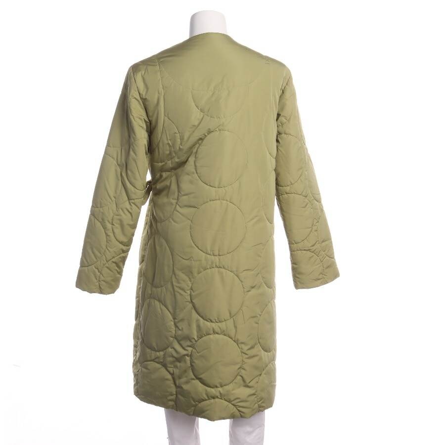 Image 2 of Quilted Coat 38 Green in color Green | Vite EnVogue