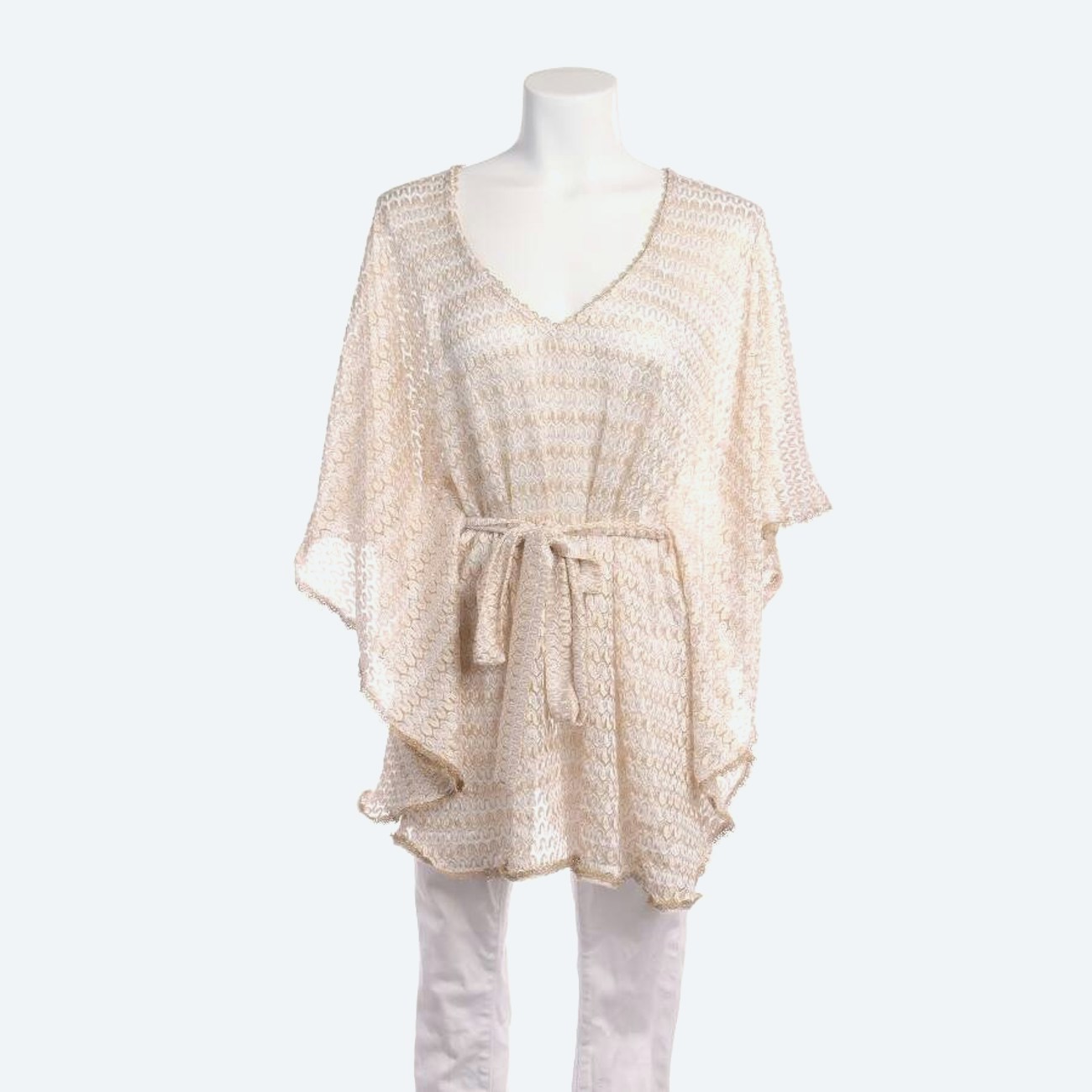 Image 1 of Tunic One Size Beige in color White | Vite EnVogue