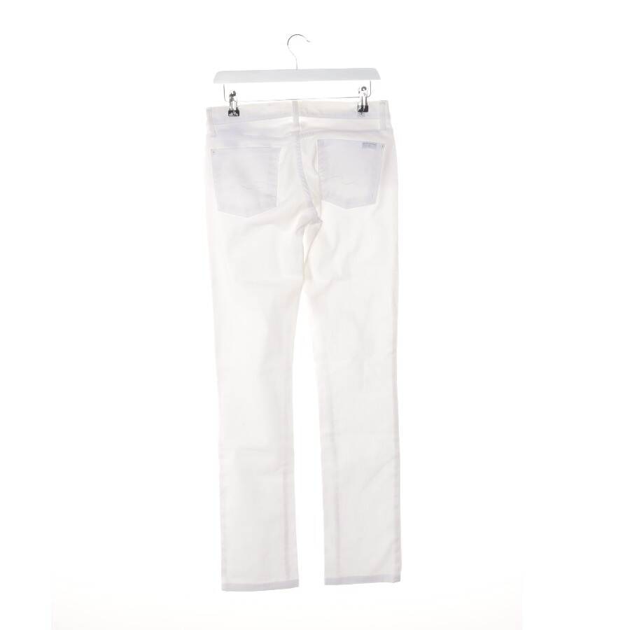 Image 2 of Jeans Straight Fit W27 White in color White | Vite EnVogue