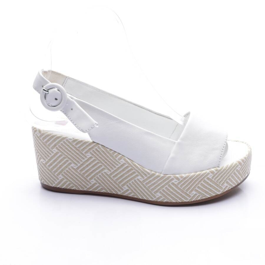 Image 1 of Wedges EUR 37 White in color White | Vite EnVogue