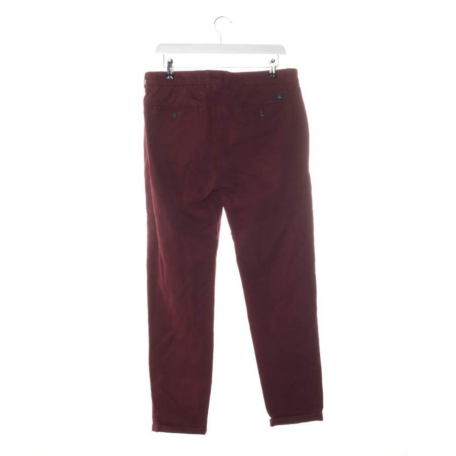 Image 2 of Trousers W33 Bordeaux in color Red | Vite EnVogue