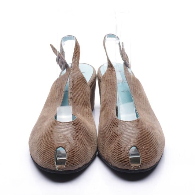 Heeled Sandals EUR 40.5 Brown | Vite EnVogue