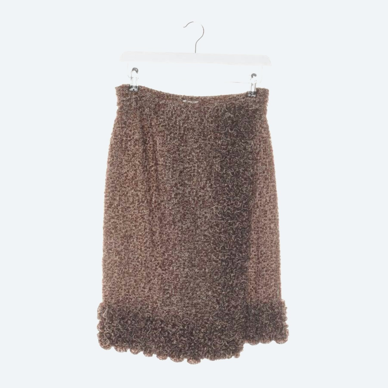 Image 1 of Skirt 32 Dark Brown in color Brown | Vite EnVogue