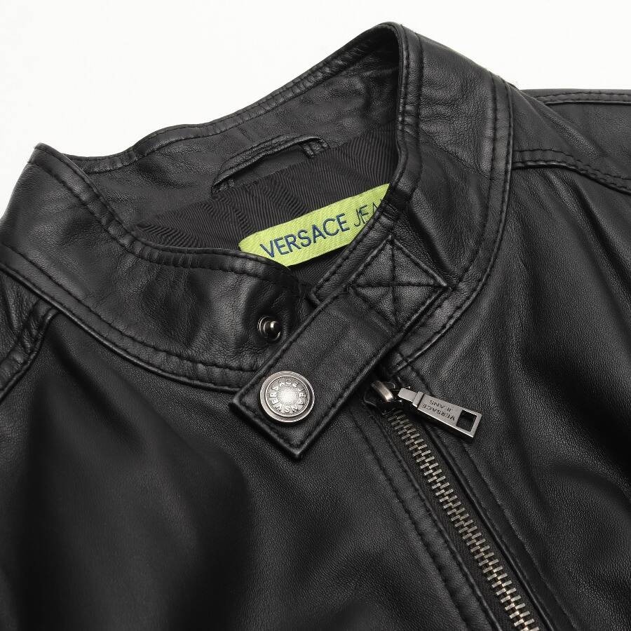 Image 3 of Leather Jacket 48 Black in color Black | Vite EnVogue