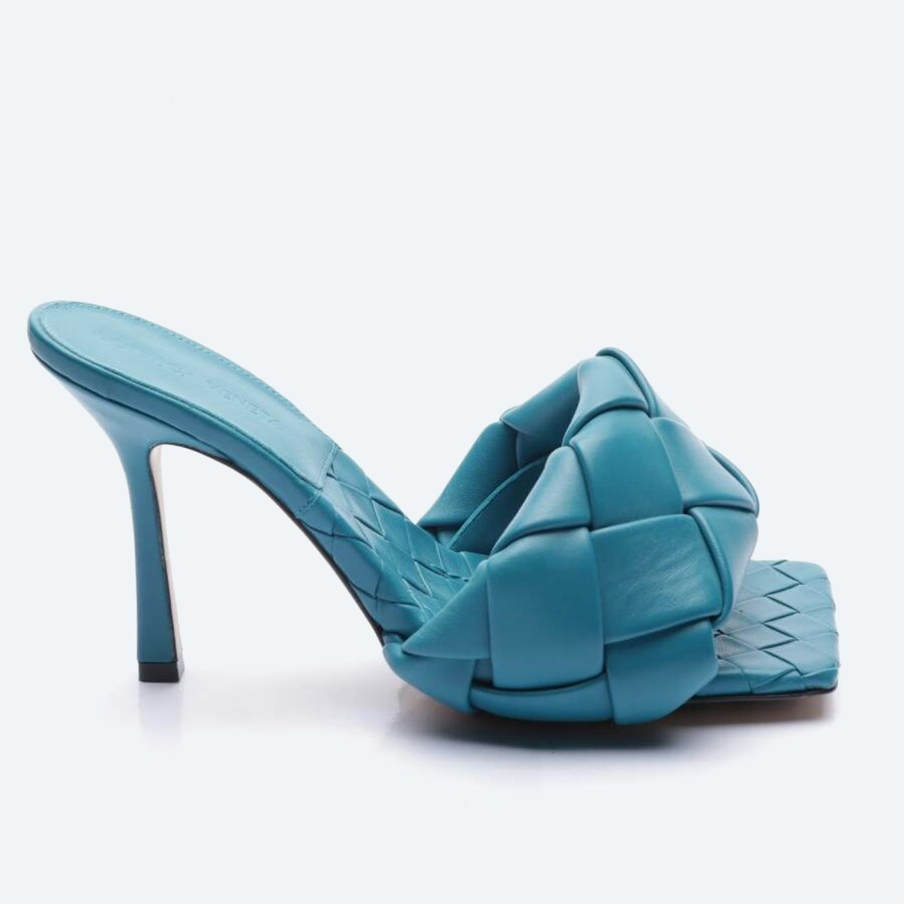Image 1 of Lido Heeled Sandals EUR 38.5 Turquoise in color Blue | Vite EnVogue