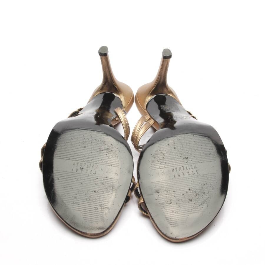 Image 4 of Heeled Sandals EUR 41 Gold in color Metallic | Vite EnVogue