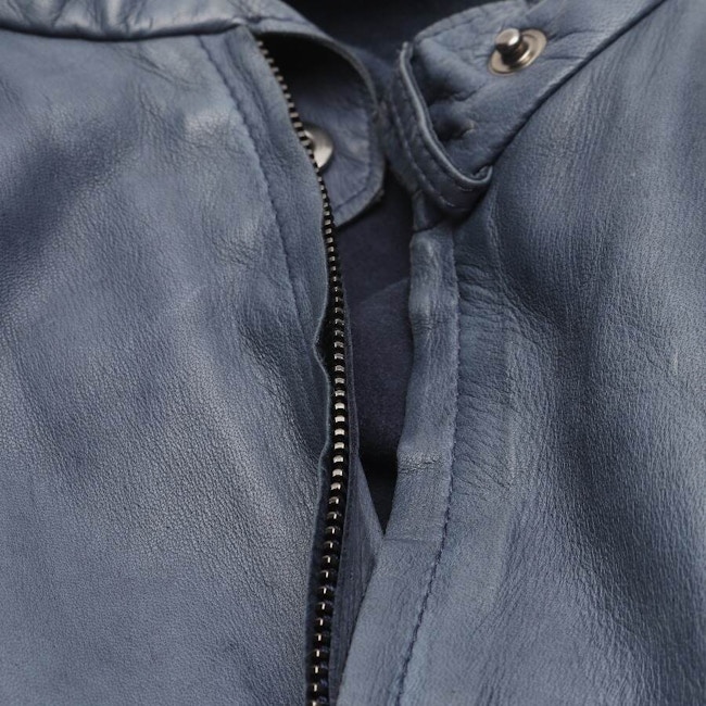 Image 3 of LeatherJacket 34 Blue in color Blue | Vite EnVogue