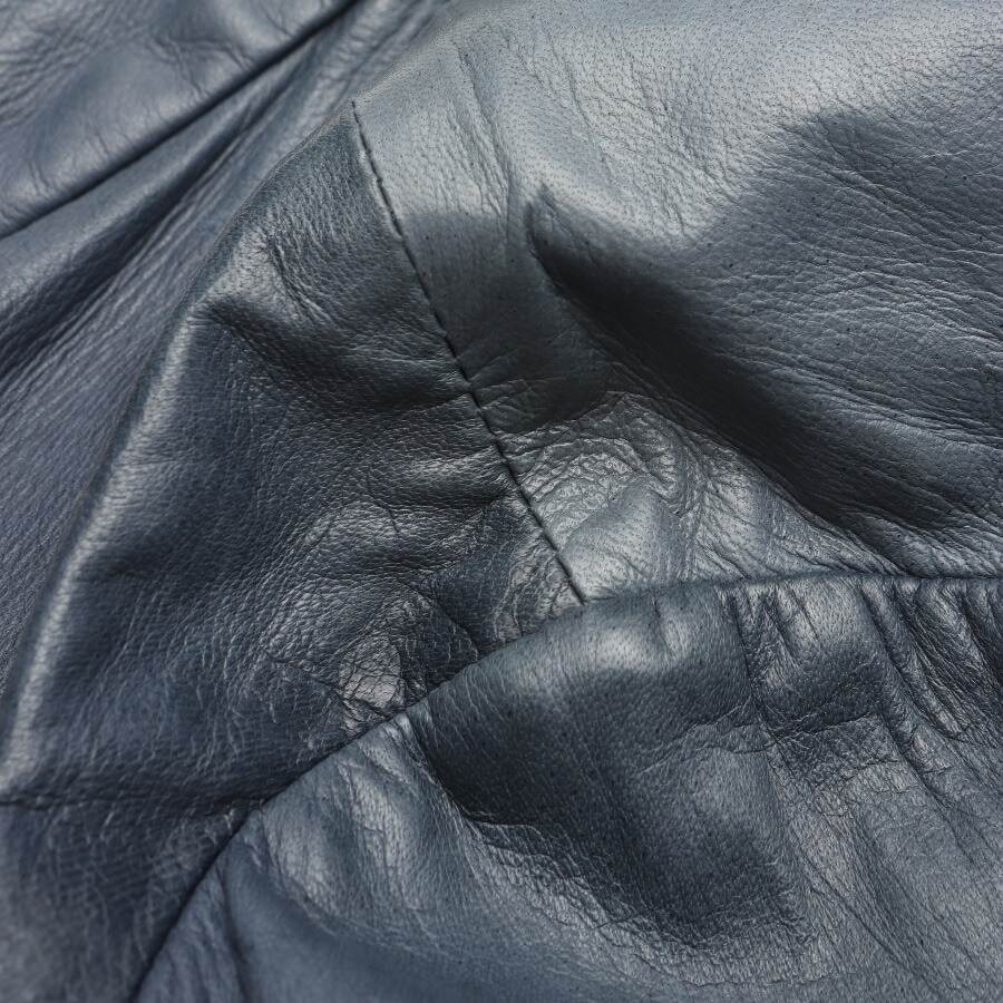 Image 4 of LeatherJacket 34 Blue in color Blue | Vite EnVogue