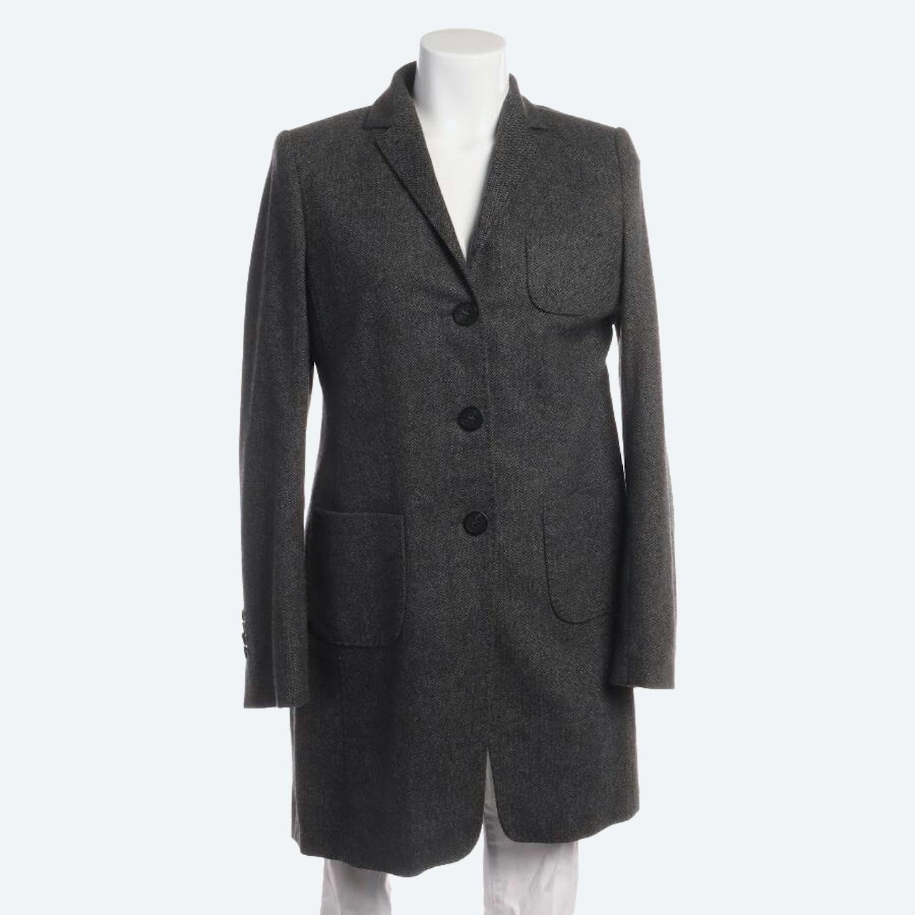 Image 1 of Wool Coat 40 Gray in color Gray | Vite EnVogue