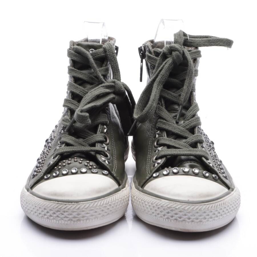 Image 2 of High-Top Sneakers EUR38 Green in color Green | Vite EnVogue