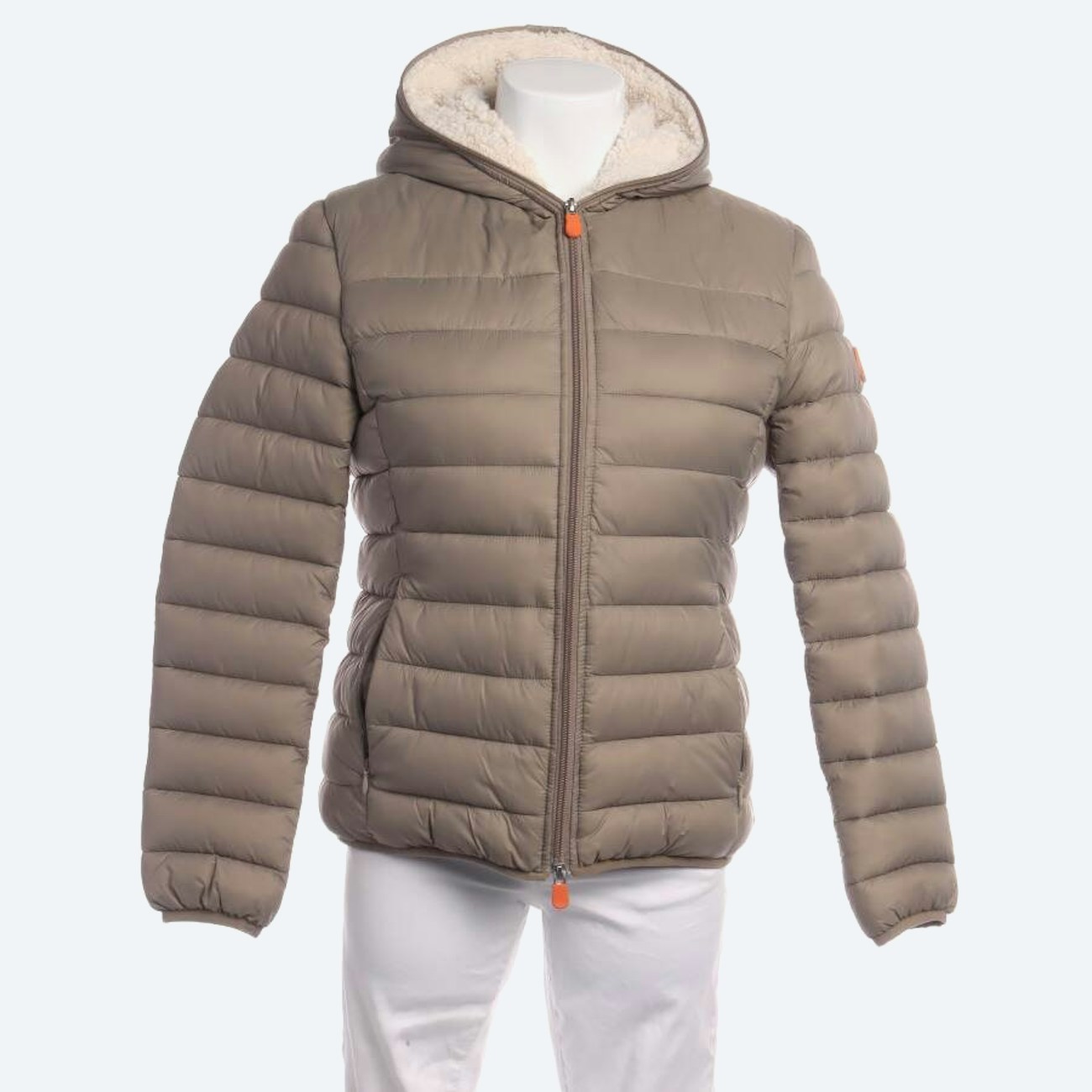 Image 1 of Winter Jacket 36 Beige in color White | Vite EnVogue