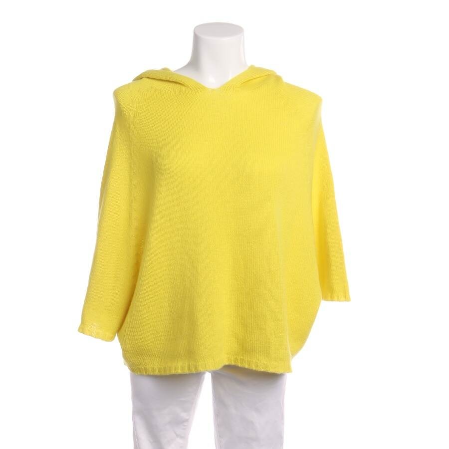 Image 1 of Cashmere Poncho S Yellow in color Yellow | Vite EnVogue