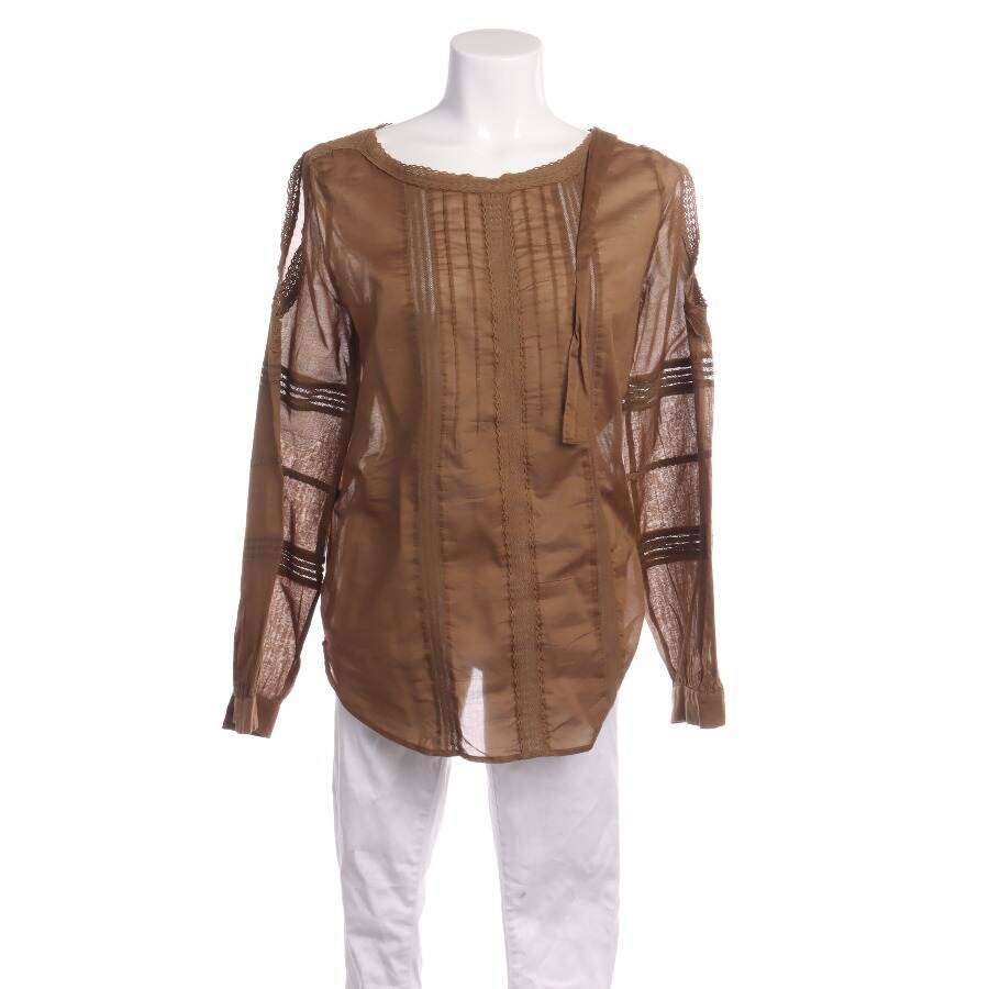 Image 1 of Shirt Blouse 38 Dark Brown in color Brown | Vite EnVogue