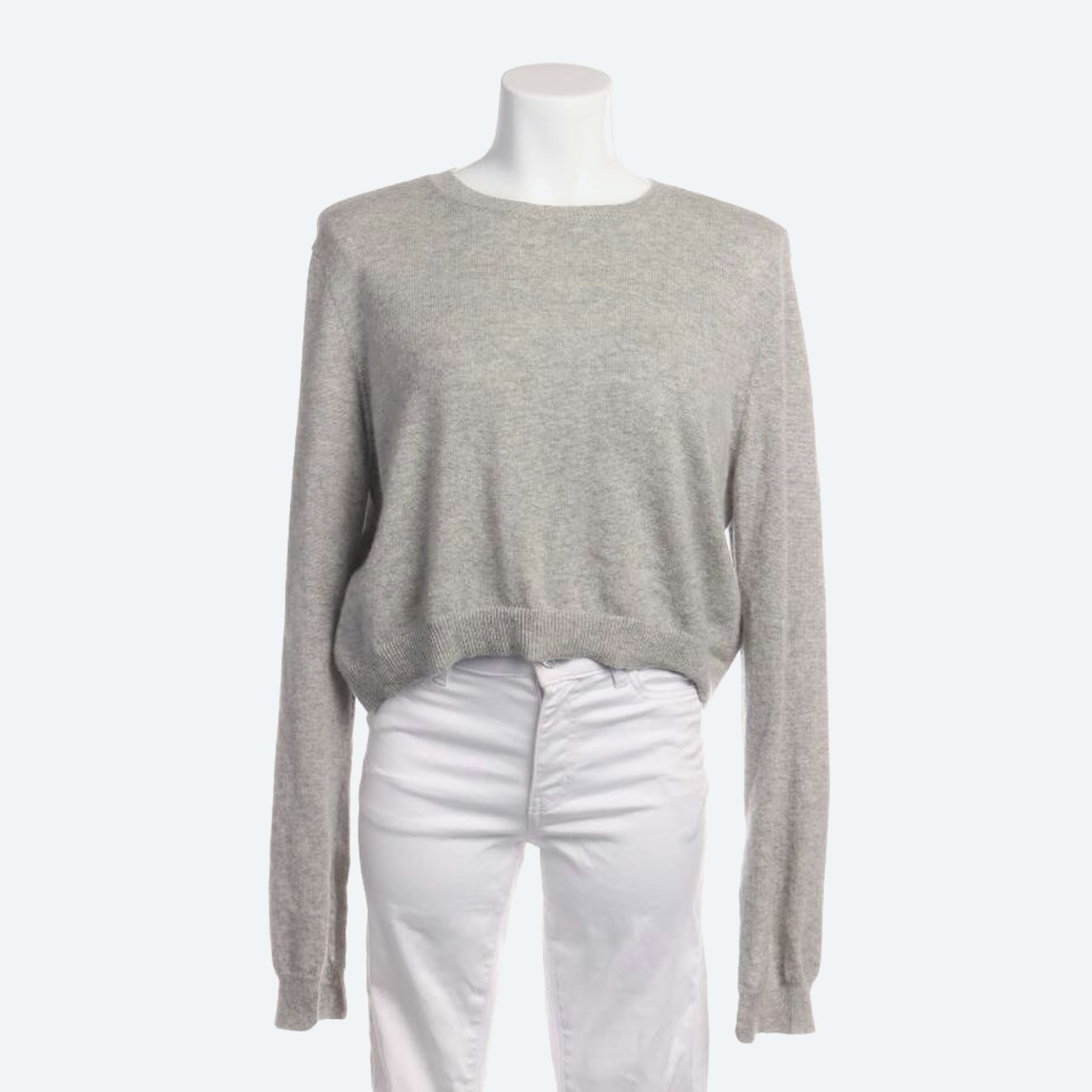 Image 1 of Cashmere Cardigan 44 Light Gray in color Gray | Vite EnVogue