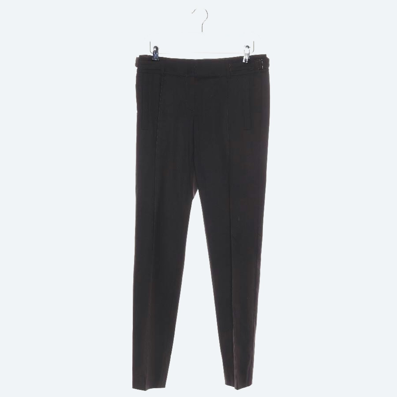 Image 1 of Trousers 34 Dark Brown in color Brown | Vite EnVogue