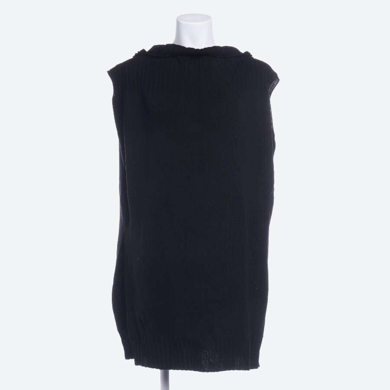 Image 1 of Wool Top M Black in color Black | Vite EnVogue