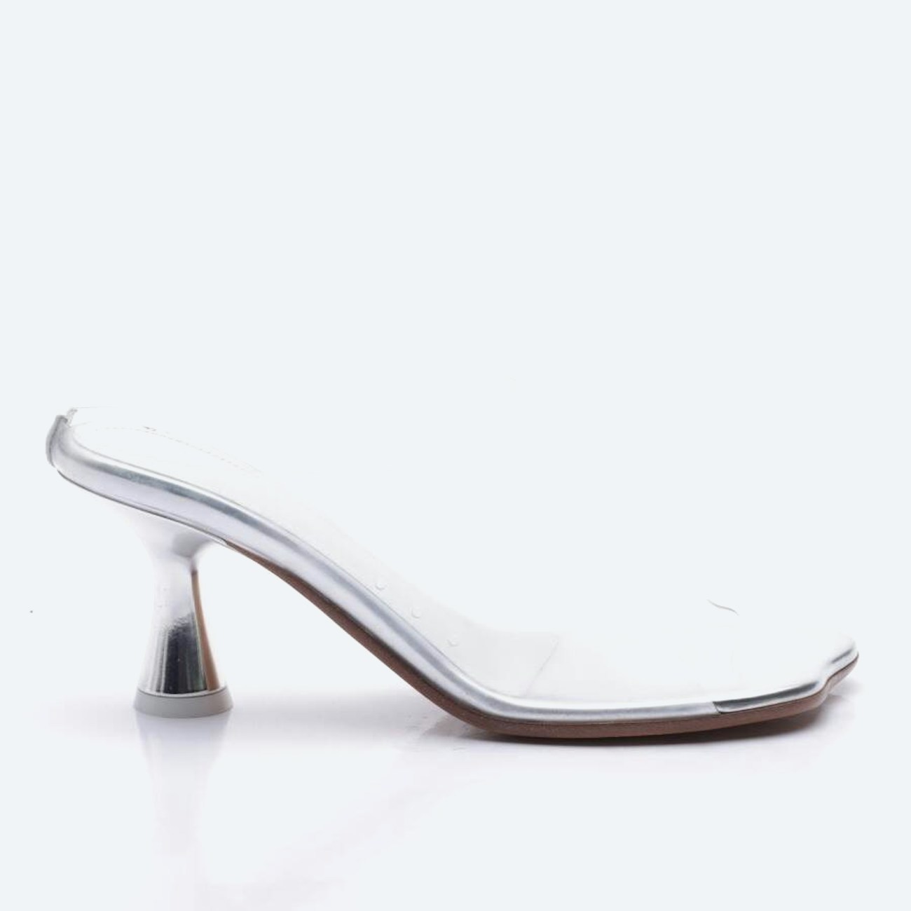 Image 1 of Heeled Sandals EUR 39 Transparent in color White | Vite EnVogue